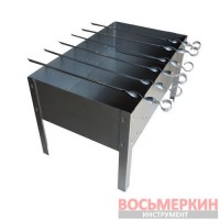Мангал с шампурами 6 штук К-205 Ferocon