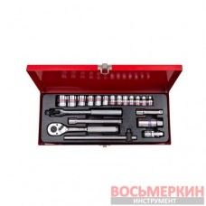 Набор головок 3/8 дюймовые 20 единиц 12 гранных 3020SR King Tony