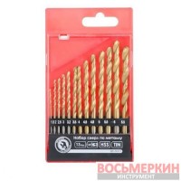 Набор сверл по металлу HSS 13шт SD-0013 Intertool