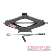 Домкрат механический ромбовидный 1,5т резиновый упор 90-370 мм GT0182 Intertool