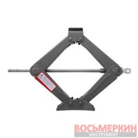 Домкрат механический ромбовидный 1,5т резиновый упор 90-370 мм GT0182 Intertool