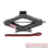 Домкрат механический ромбовидный 2т с трещеткой резиновый упор 110-400 мм GT0185 Intertool