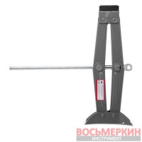 Домкрат механический ромбовидный 2т с трещеткой резиновый упор 110-400 мм GT0185 Intertool