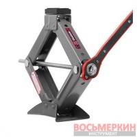 Домкрат механический ромбовидный 2т с трещеткой резиновый упор 110-400 мм GT0185 Intertool