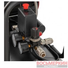 Компрессор 100 л 3х1.5 кВт 220 В безмасляный 6 цилиндров PT-0039 Intertool