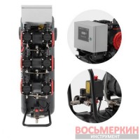 Компрессор 100 л 3х1.5 кВт 220 В безмасляный 6 цилиндров PT-0041 Intertool