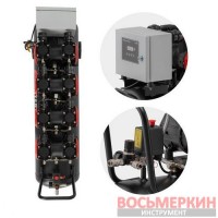 Компрессор 100 л 4х1.5 кВт 220 В безмасляный 8 цилиндров PT-0042 Intertool