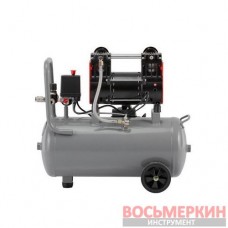 Компрессор 24 л 1.5 кВт 220 В безмасляный 2 цилиндра PT-0032 Intertool