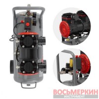 Компрессор 24 л 1.5 кВт 220 В безмасляный 2 цилиндра PT-0033 Intertool