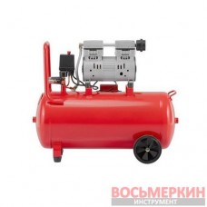 Компрессор 50 л 0.75 кВт 220 В безмасляный 2 цилиндра PT-0025 Intertool