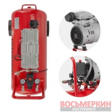 Компрессор 50 л 0.75 кВт 220 В безмасляный 2 цилиндра PT-0025 Intertool