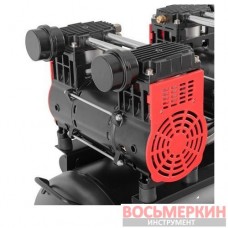 Компрессор 50 л 2х1.5 кВт 220 В безмасляный 4 цилиндра PT-0037 Intetool