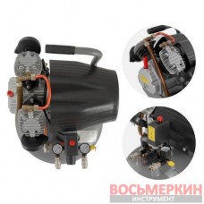 Компрессор 80 л вертикальный 2.2 кВт 220 В 8 атм 354 л/мин 2 цилиндра PT-0018 Intertool