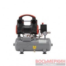 Компрессор 9 л 0.75 кВт 220 В безмасляный 2 цилиндра PT-0015 Intertool