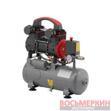 Компрессор 9 л 0.75 кВт 220 В безмасляный 2 цилиндра PT-0015 Intertool