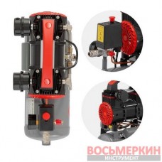 Компрессор 9 л 0.75 кВт 220 В безмасляный 2 цилиндра PT-0015 Intertool