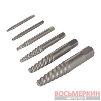 Набор экстракторов и сверл для поврежденных болтов и гаек 26 штук SD-8009 Intertool