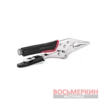 Клещи зажимные универсальные 230мм удлененные Cr-V UT-5204 Intertool