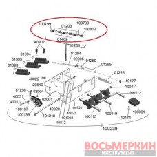 Ремкомплект распределителя воздуха для шиномонтажных станков Sicam, Beissbarth, Bosch 1695.041.254