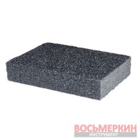 Губка для шлифования 100*70*25 мм, оксид алюминия К120 HT-0912 Intertool
