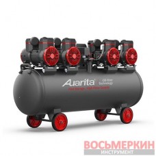 Компрессор безмасляный поршневой 120л 220В 2-1450X4F120-220 Auarita