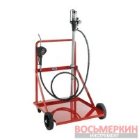 Пневматическая передвижная система раздачи масла для бочек 208 л с цифровым расходомером 002991 Flexbimec