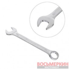 Ключ комбинированный 30мм Cr-V покрытый сатин-хром prof din3113 XT-1030 Intertool