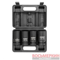 Головки ударные 1 6 гранные глубокие набор 4 предмета FK-8041-5MPB ForceKraft