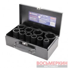 Набор головок ударных 3/4 10 предметов 6 гранных F-6108-5MPB Forsage