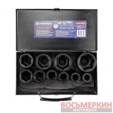 Набор головок ударных 3/4 10 предметов 6 гранных F-6108-5MPB Forsage