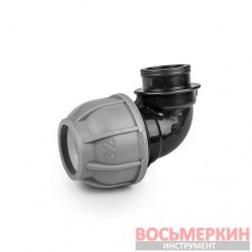 Колено для труб PE, 25 мм, PN10, с внутренней резбой 3/4 DSRA10K25F34 Bradas