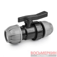Кран для труб PE, 25мм, PN10 DSRA10V2525 Bradas