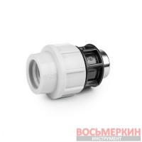 Муфта для труб PE, 50мм, PN16, с внутренней резбой 6/4 DSRA16L50F64 Bradas