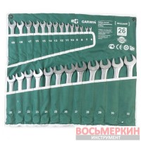 Набор ключей комбинированных 26 предметов 6-32 мм GR-ECK026 Garwin