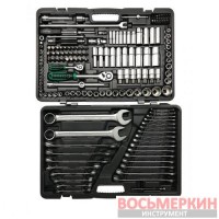 Набор ручных инструментов 1/4 и 1/2 6 гранный 169 предмета 641150 Garwin