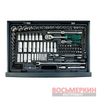 Набор ручных инструментов 1/4 и 1/2 6 гранный 169 предмета 641150 Garwin