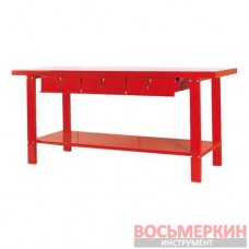 Верстак стальной профессиональный супердлинный 2000x640x865 мм PBW79250301 Torin
