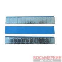 Груз клеящийся низкий голубая лента 12х5г металл с фингерлифтом Tiptopol