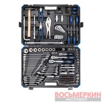 Набор инструментов 1/2 3/8 1/4 142+6 предметов SCH-41421-5 GOLD Scheppach