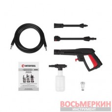 Мойка высокого давления 1,2 кВт 70-100 бар 6,5 л/мин шланг 5 м DT-1512 Intertool