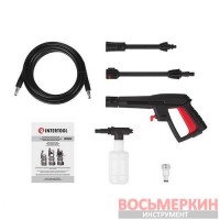 Мойка высокого давления 1,6 кВт 90-130 бар 7 л/мин шланг 5 м DT-1514 Intertool