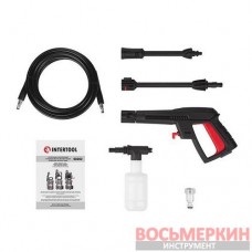 Мойка высокого давления 1,6 кВт 90-130 бар 7 л/мин шланг 5 м DT-1514 Intertool