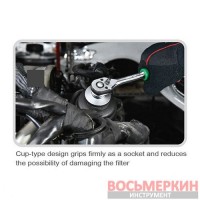 Набор съемников масляных фильтров 6ед. JGAI0603 Toptul