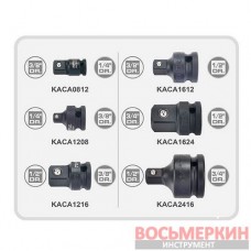 Набор переходников ударных 1/4 -3/4 6 единиц GDAI0602 Toptul