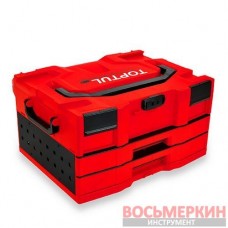 Ящик для инструмента модульный 3 секции 456x372x250 мм пластик TBCE0202 Toptul