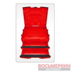 Ящик для инструмента модульный 3 секции 456x372x250 мм пластик TBCE0202 Toptul