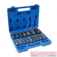 Набор головок ударных глубоких 16 предметов 1/2 в кейсе FK-4169-5MPB Forcekraft